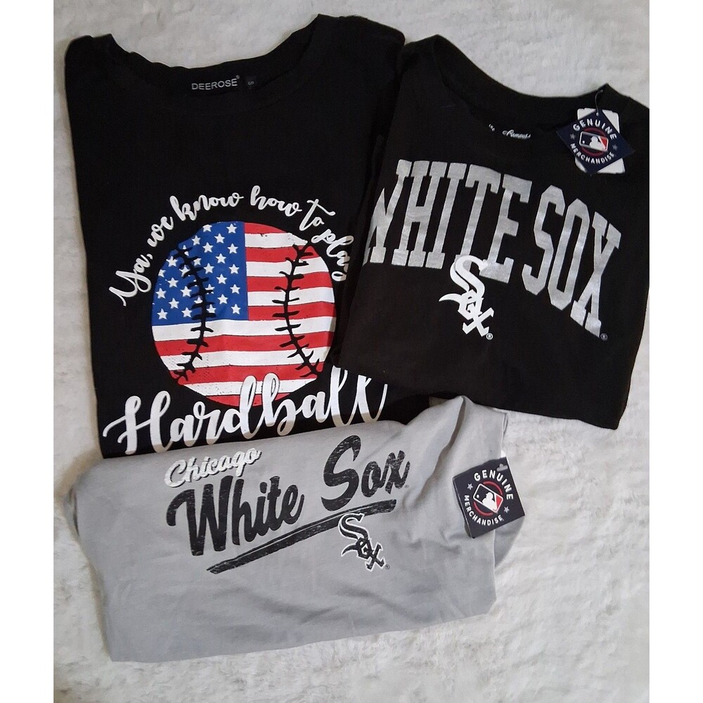 MLB Womens Chicago White Sox sz small lot of 3